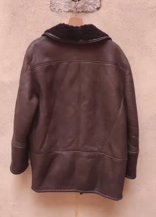 Cappotto Shearling Uomo Marrone