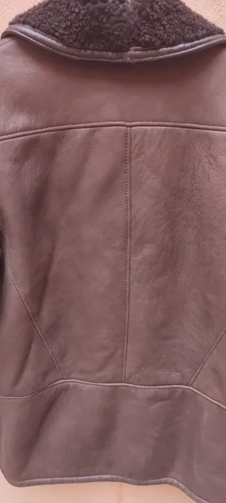 Cappotto Shearling Uomo Marrone