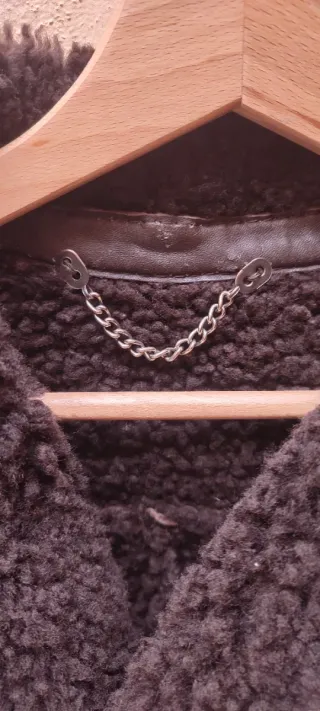 Cappotto Shearling Uomo Marrone