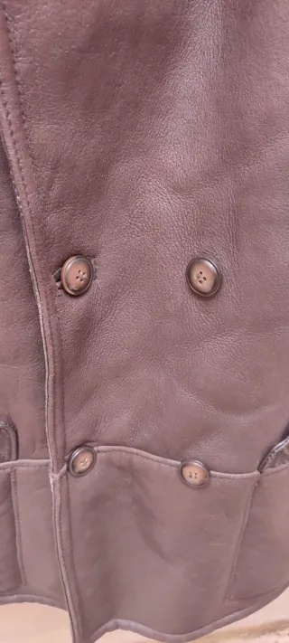 Cappotto Shearling Uomo Marrone