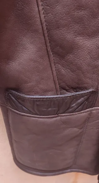 Cappotto Shearling Uomo Marrone