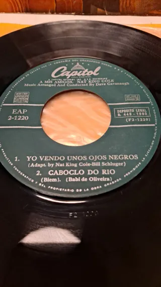 ,1960 Single,Nat King Cole A Mis Amigos
