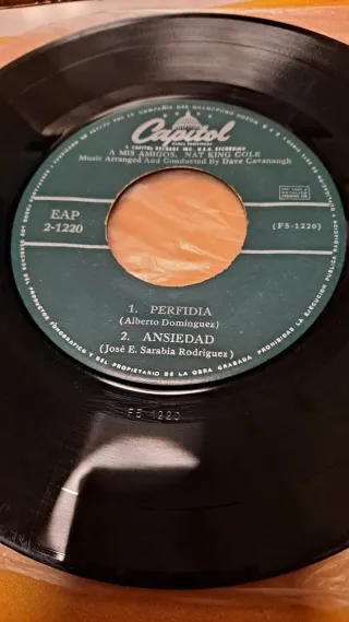 ,1960 Single,Nat King Cole A Mis Amigos