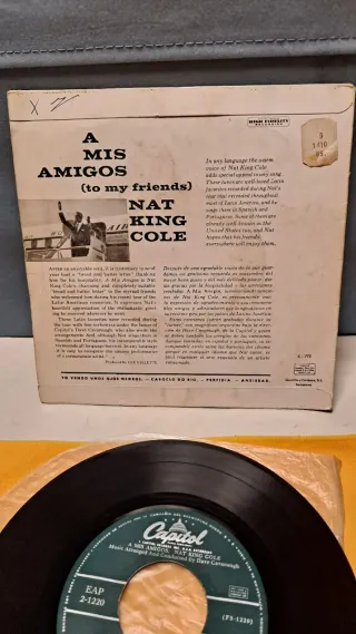 ,1960 Single,Nat King Cole A Mis Amigos