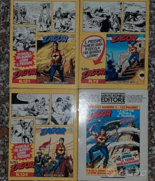 fumetti Tutto Zagor n. 51 - 72 - 120 - 133
