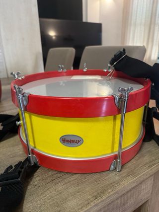 Tambor Honsuy amarillo y rojo