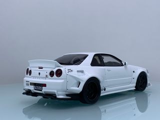 1:18 Nissan Skyline GT-R R34 KRC Body Kit año 2019