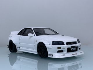 1:18 Nissan Skyline GT-R R34 KRC Body Kit año 2019