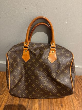 Borsa Louis Vuitton Speedy Marrone