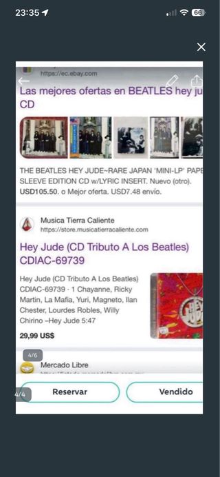 CD Hey Jude - Tributo a Los Beatles