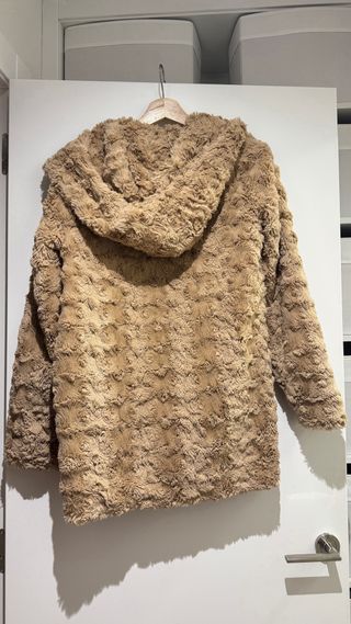 Abrigo pelo Pull&Bear beige/marrón