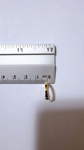 Orecchini a cerchio squadrati in oro 18kt 750