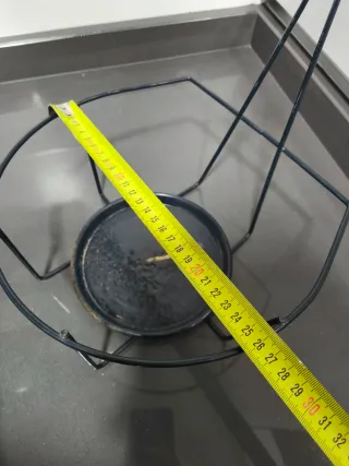 Soporte pared macetas metal negro