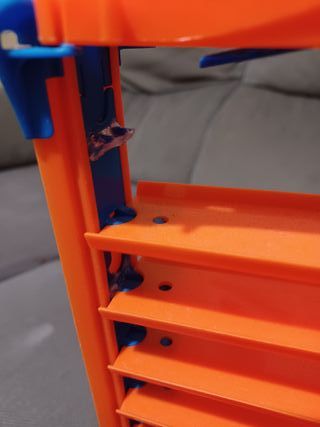 Estante Hot Wheels 10 Niveles Naranja