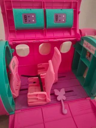 Aereo Barbie Rosa e Turchese