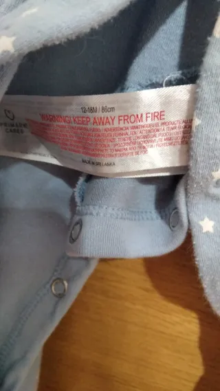 2 Pijamas niño azul