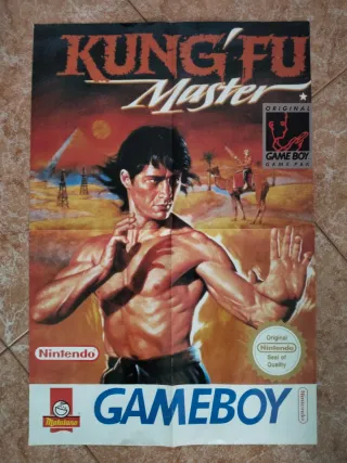 Póster Kung Fu Master Game Boy Nintendo Matutano
