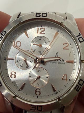 Reloj Festina Hombre Plata/Blanco