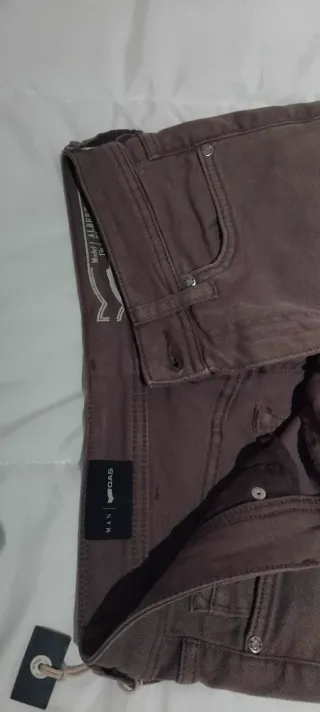 Pantalón gas vaquero marrón