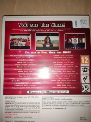 PRECINTADO. Juego Wii y WiiU La Voz