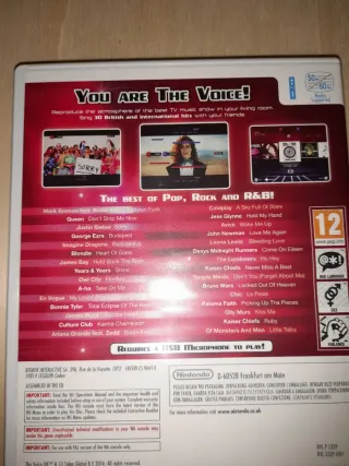 PRECINTADO. Juego Wii y WiiU La Voz