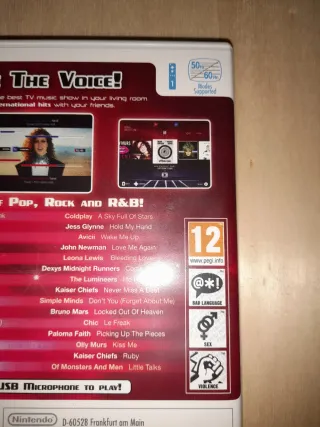 PRECINTADO. Juego Wii y WiiU La Voz