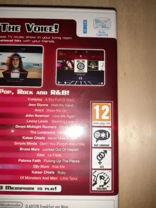 PRECINTADO. Juego Wii y WiiU La Voz