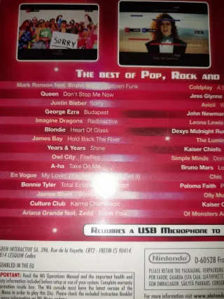 PRECINTADO. Juego Wii y WiiU La Voz