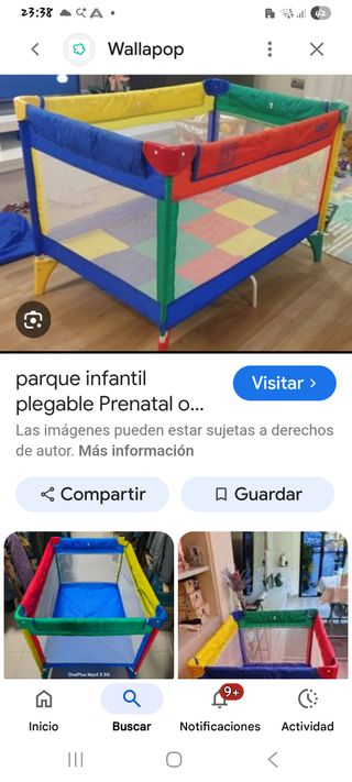 Parque infantil plegable Prenatal