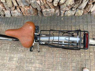 Bicicleta Paseo Negra con Cesta