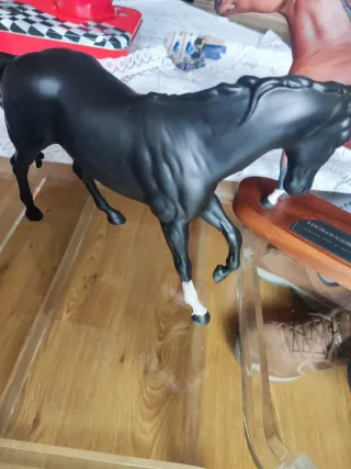 2 Figuras Caballo Porcelana Beswick Black