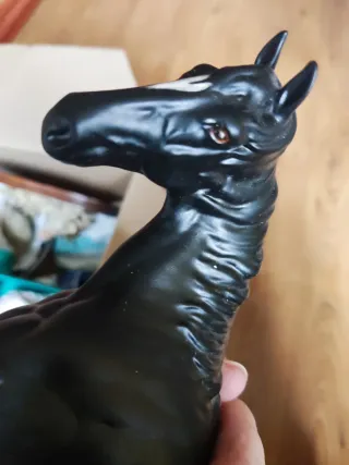 2 Figuras Caballo Porcelana Beswick Black