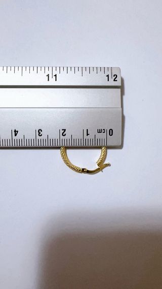 Orecchini cerchio Fantasia in oro giallo 18kt 750