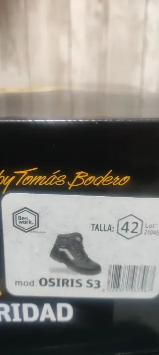 Botas de seguridad Beswork negras y grises