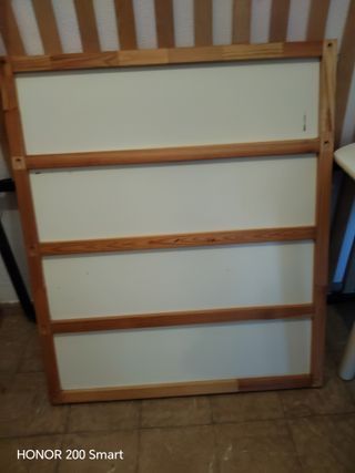 Cama alta KURA IKEA pino/blanco