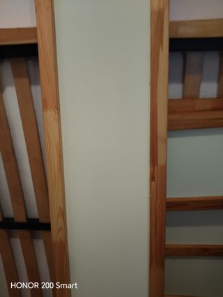 Cama alta KURA IKEA pino/blanco