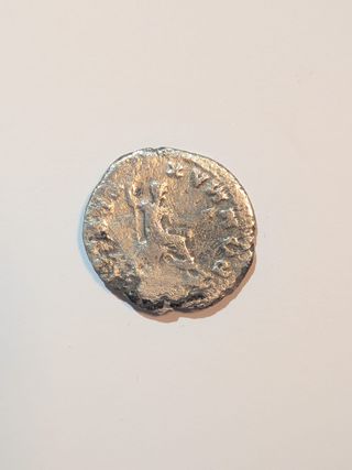 Moneda romana Vespasiano denario plata