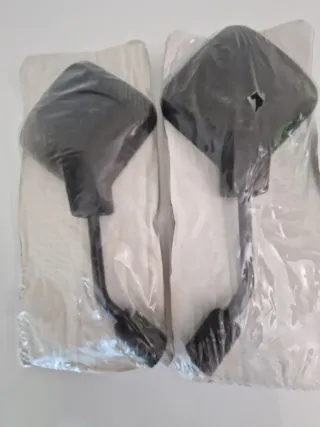 Par de Espelhos Retrovisores Pretos