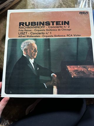 Rubinstein: Rachmaninoff Concierto 2 / Liszt 1