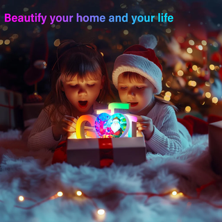 Decorazione Natalizia a Forma di Cuore con Babbo Natale