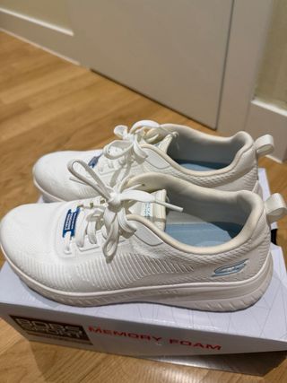 Zapatillas Skechers Blancas Mujer