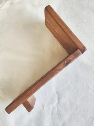 Supporto libri legno rustico