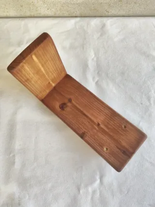 Supporto libri legno rustico