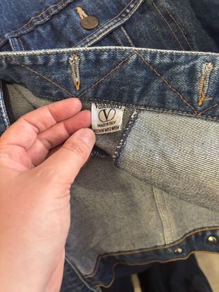 Giacca denim Valentino anni 70-80
