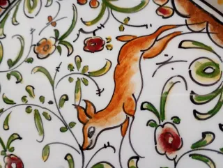 Piatto Ottagonale Ceramica Conimbriga