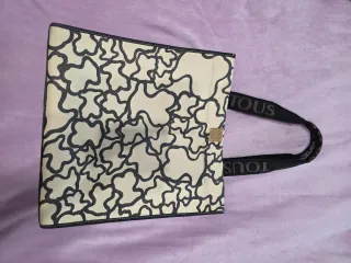 Bolso Tote Tous Beige y Negro