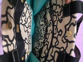 Bolso Tote Tous Beige y Negro