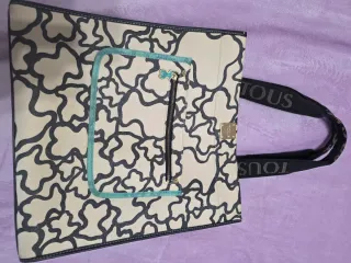 Bolso Tote Tous Beige y Negro