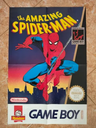 Póster The Amazing Spider-Man Game Boy Nintendo