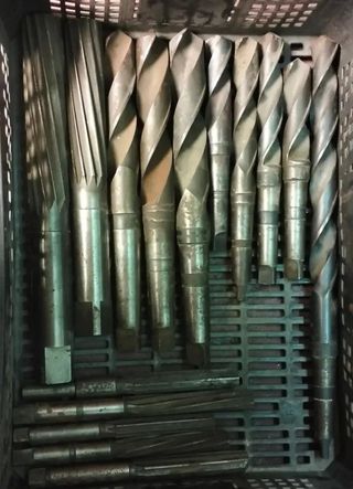 Torno industrial antiguo